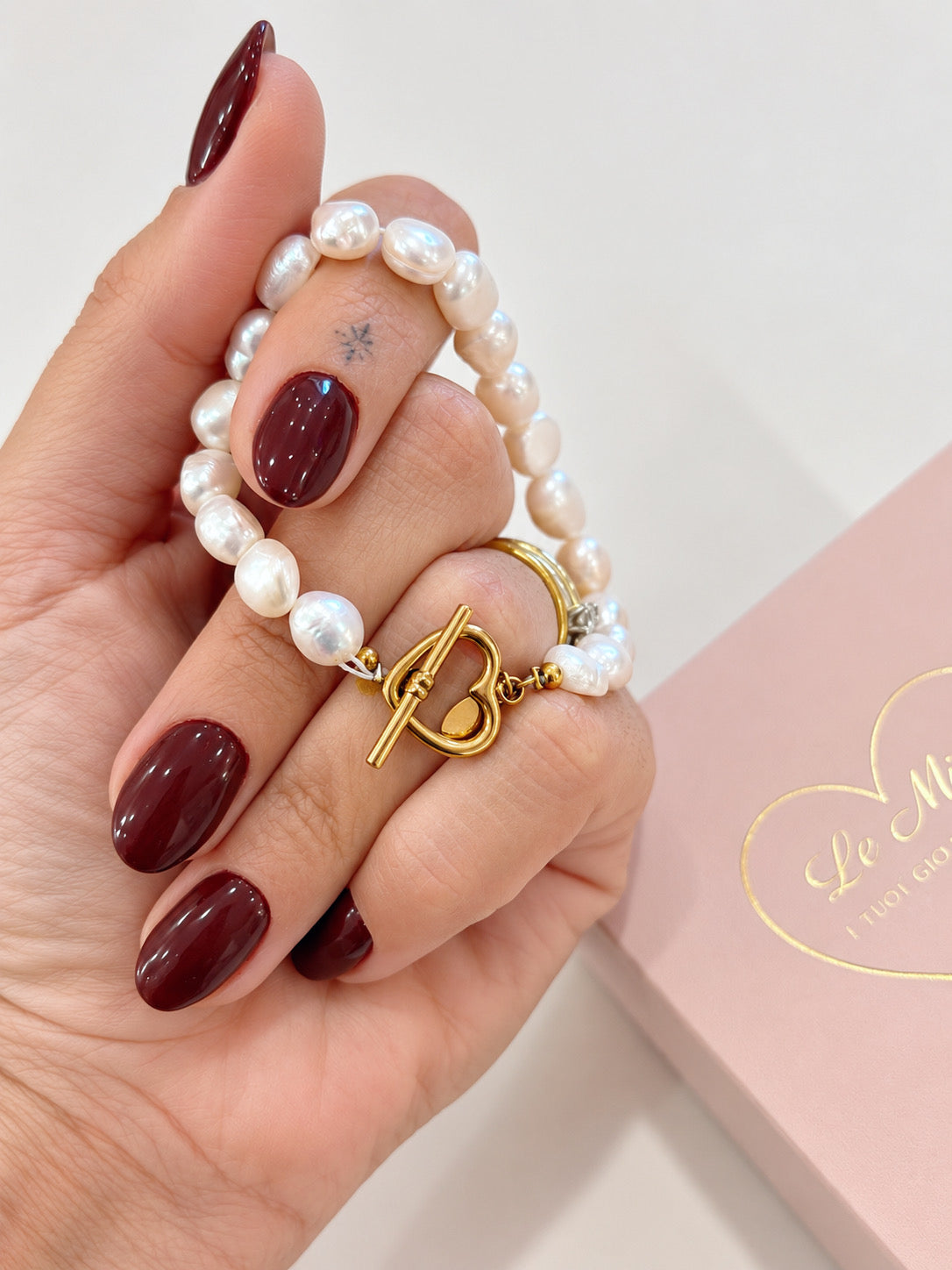 Bracciale Pearl heart