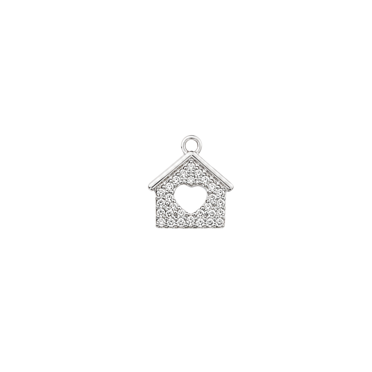 Charm casetta love zirconi