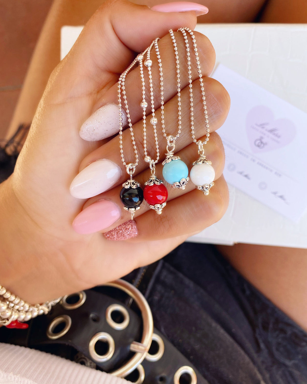 Collana portafortuna coccu sardo