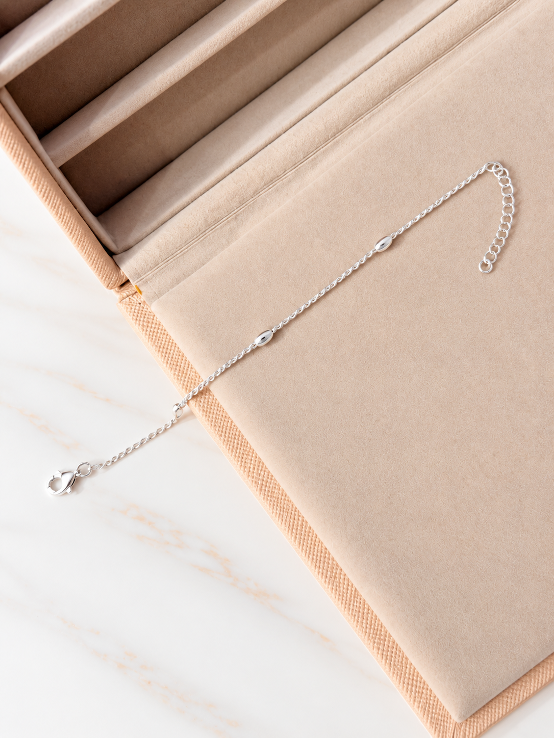 Bracciale treccia ovalini