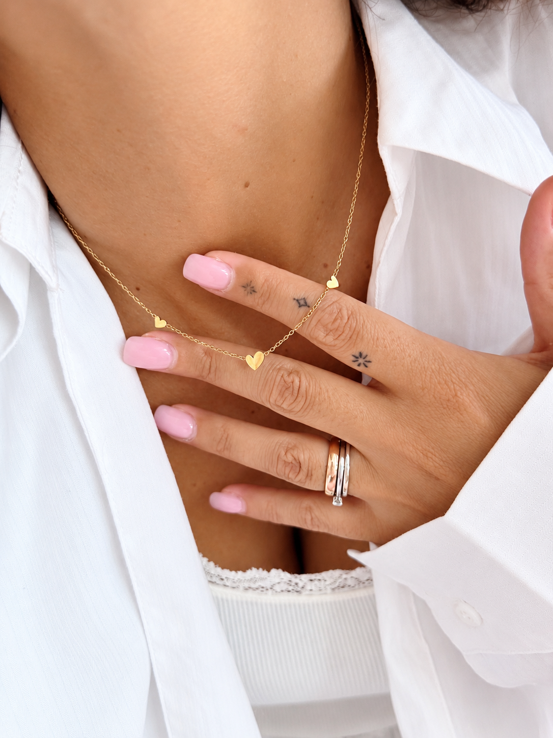 Collana three heart