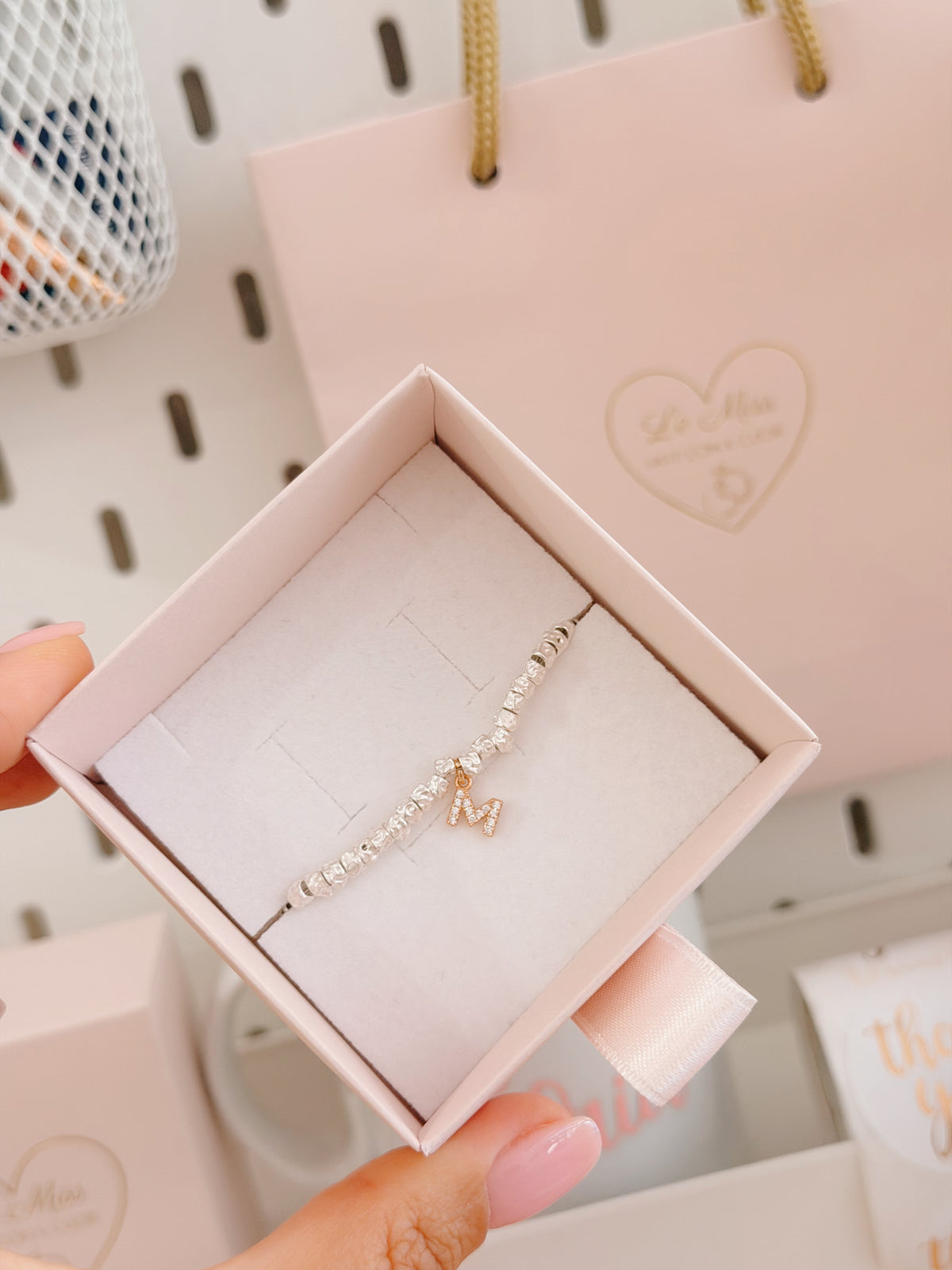 Bracciale dodino con iniziale