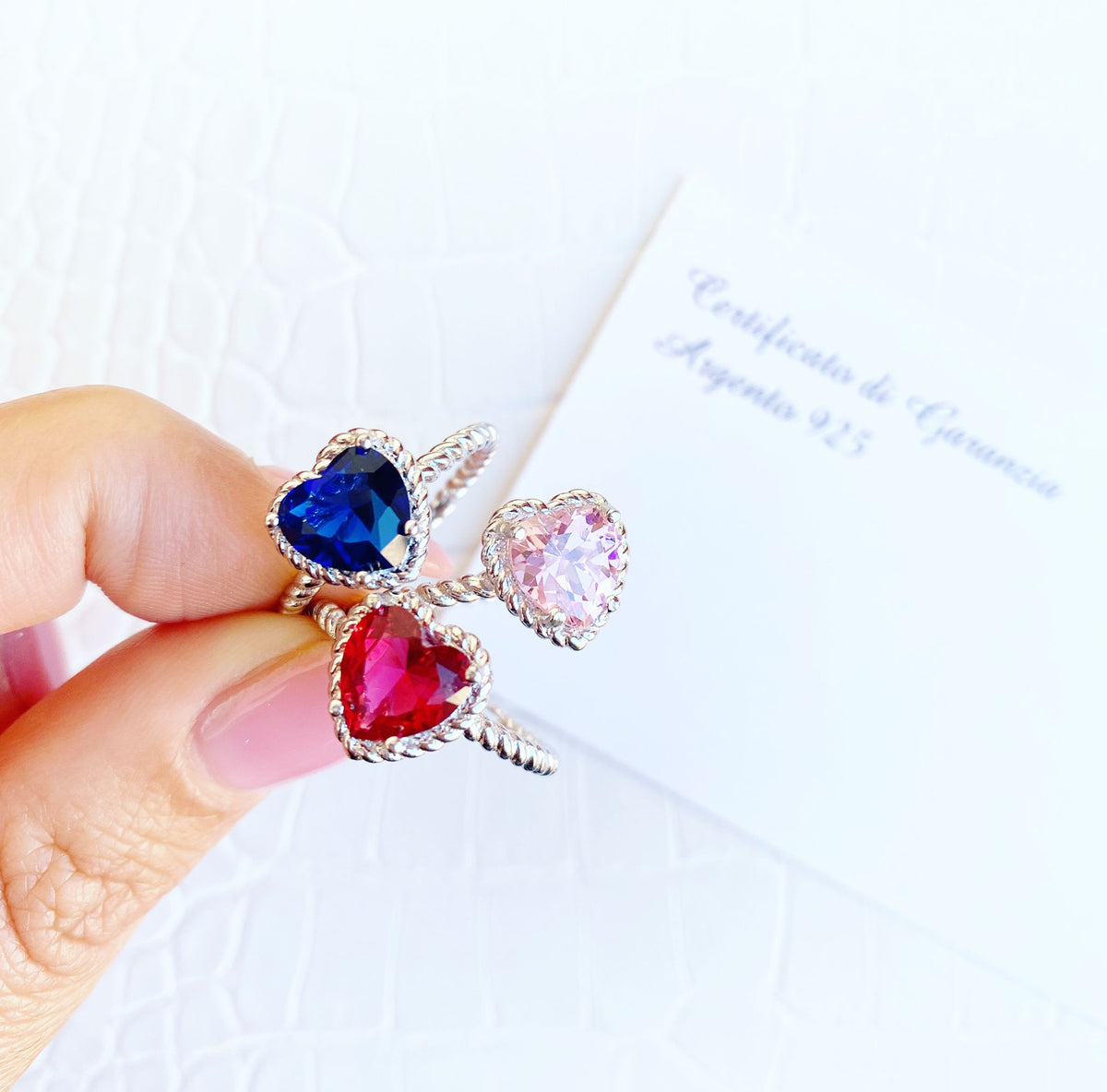 Anello Cuore Intreccio