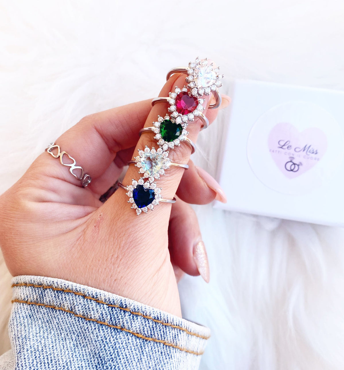 Anello kate cuore