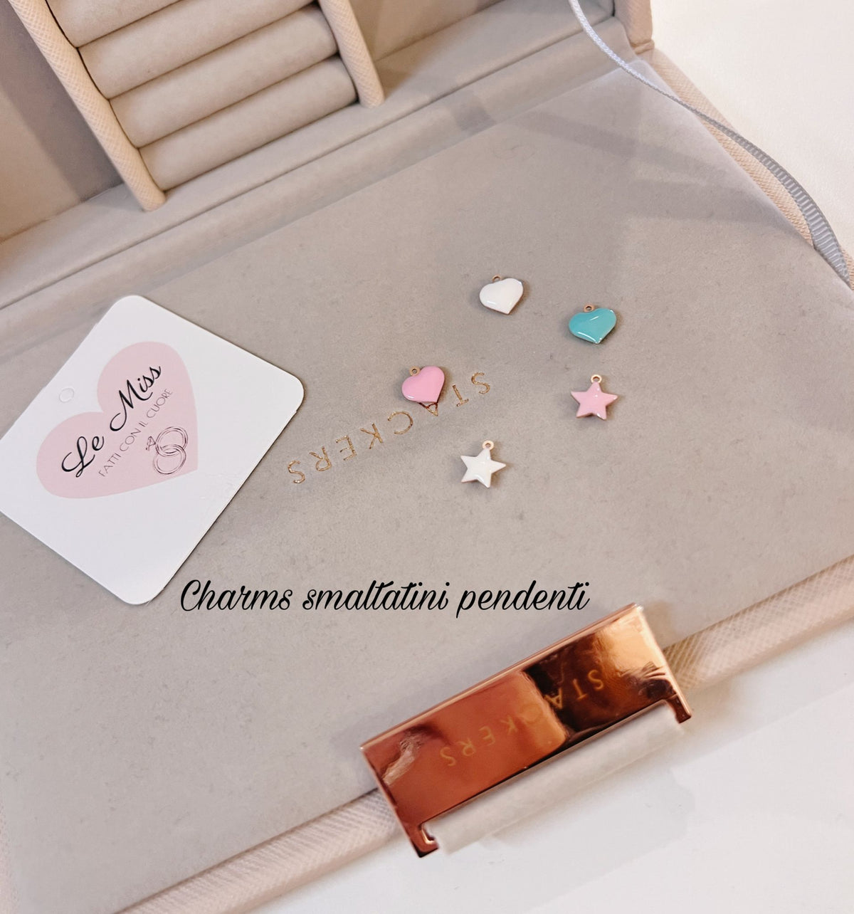 Bracciali rainbow charms basic e smaltati