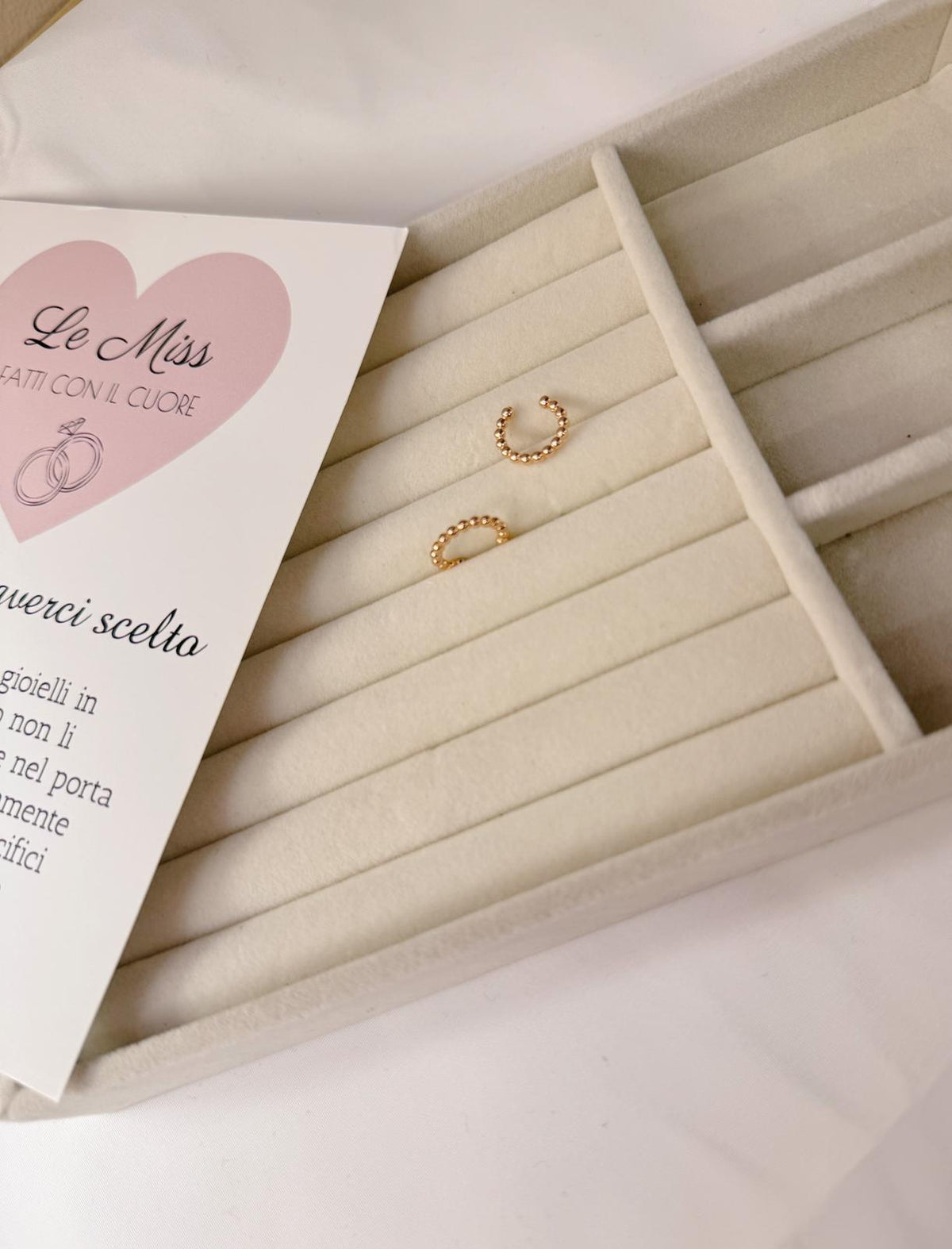 Ear cuff micro sfere
