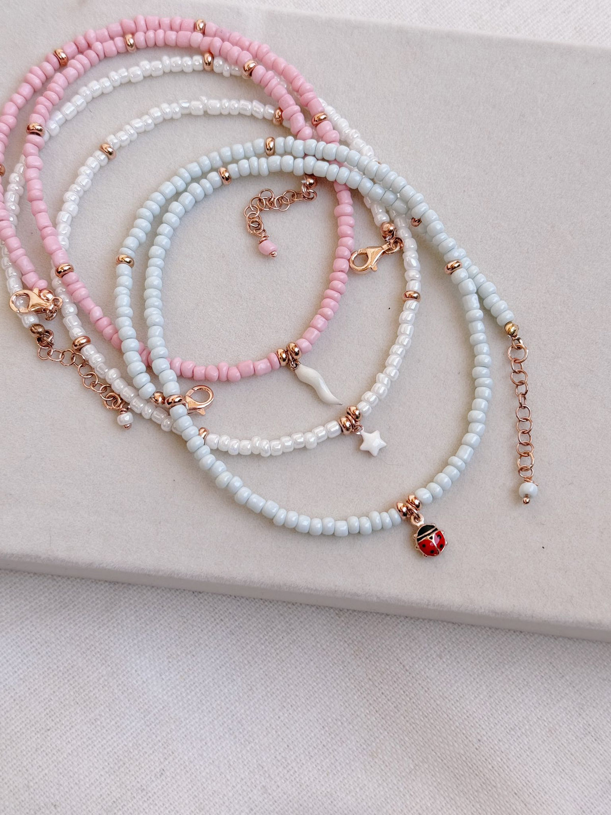 Rocailles charms smaltati