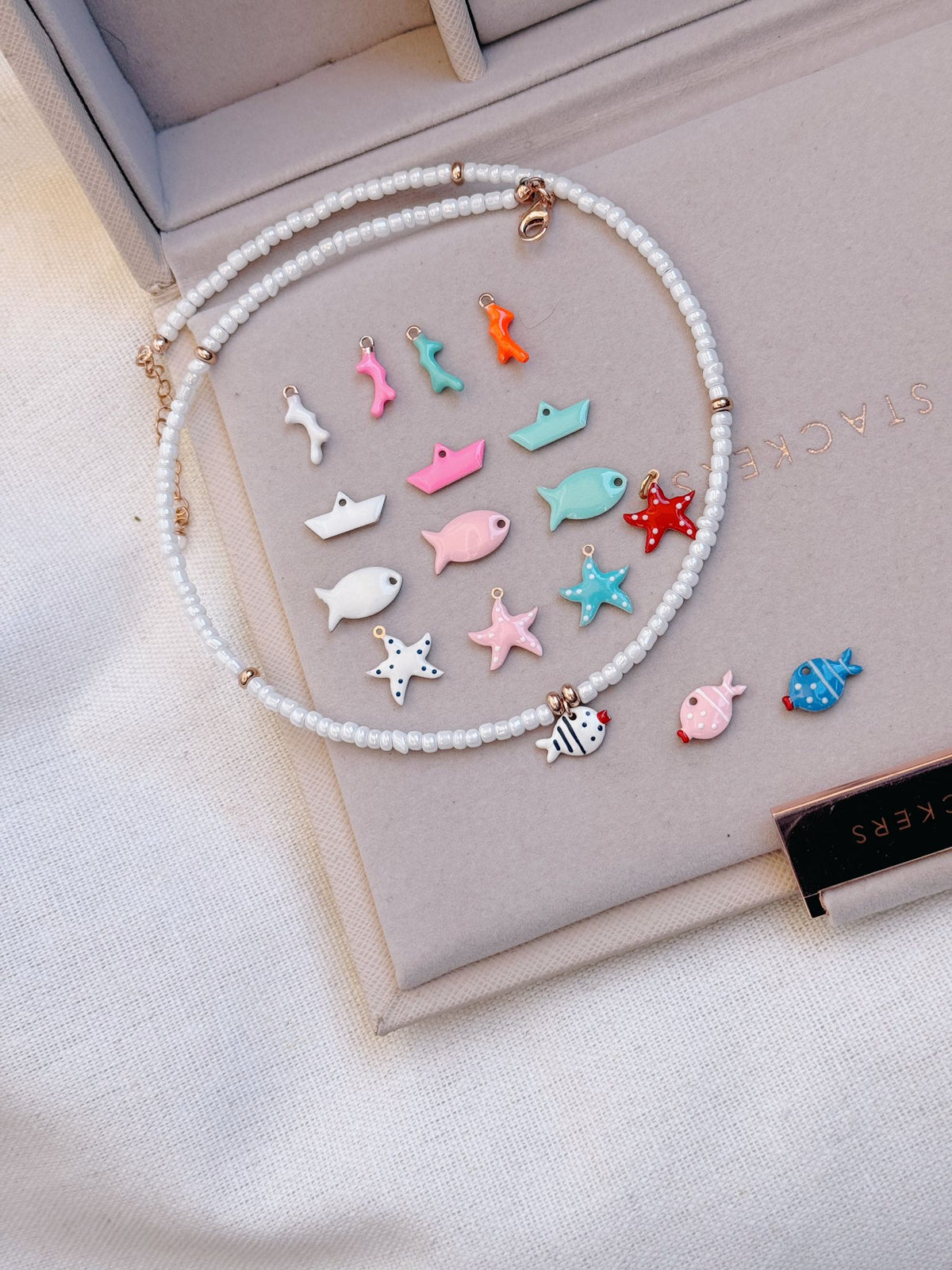 Rocailles Summer charms smaltati