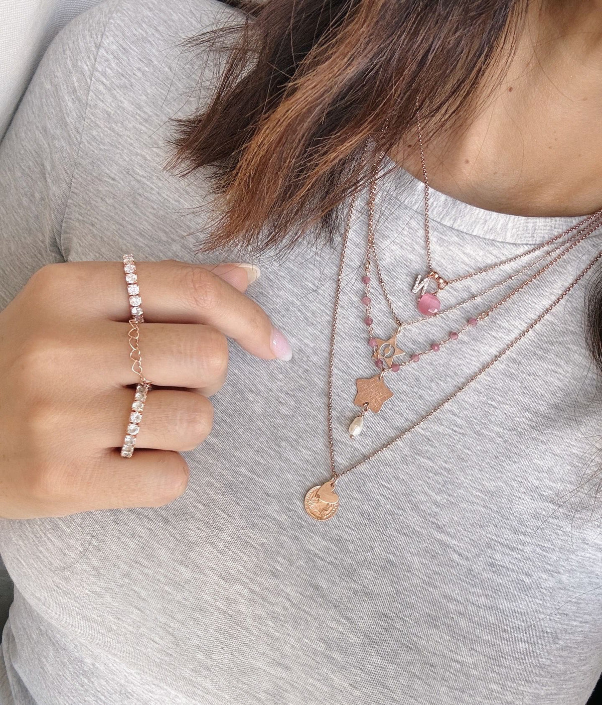 Collana stella traforata iniziale