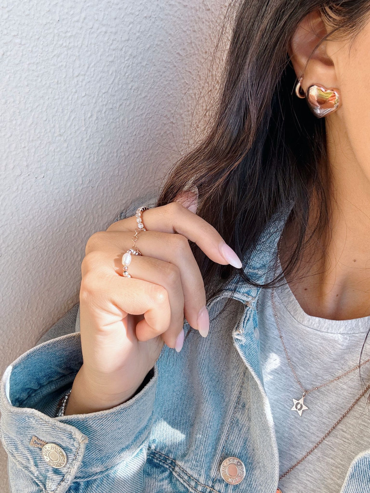 Orecchini cuori big