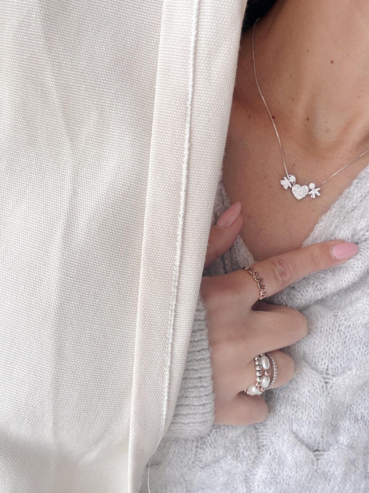 Collana bebè luxury diamantata