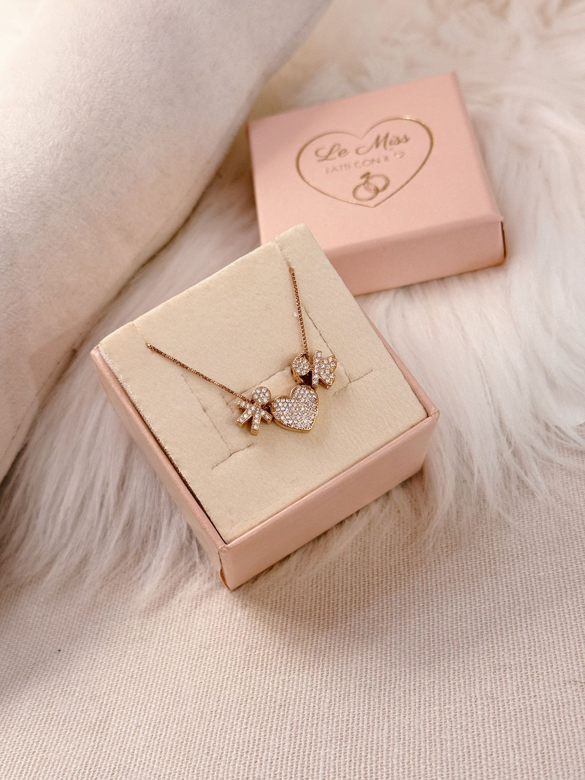 Collana bebè luxury diamantata