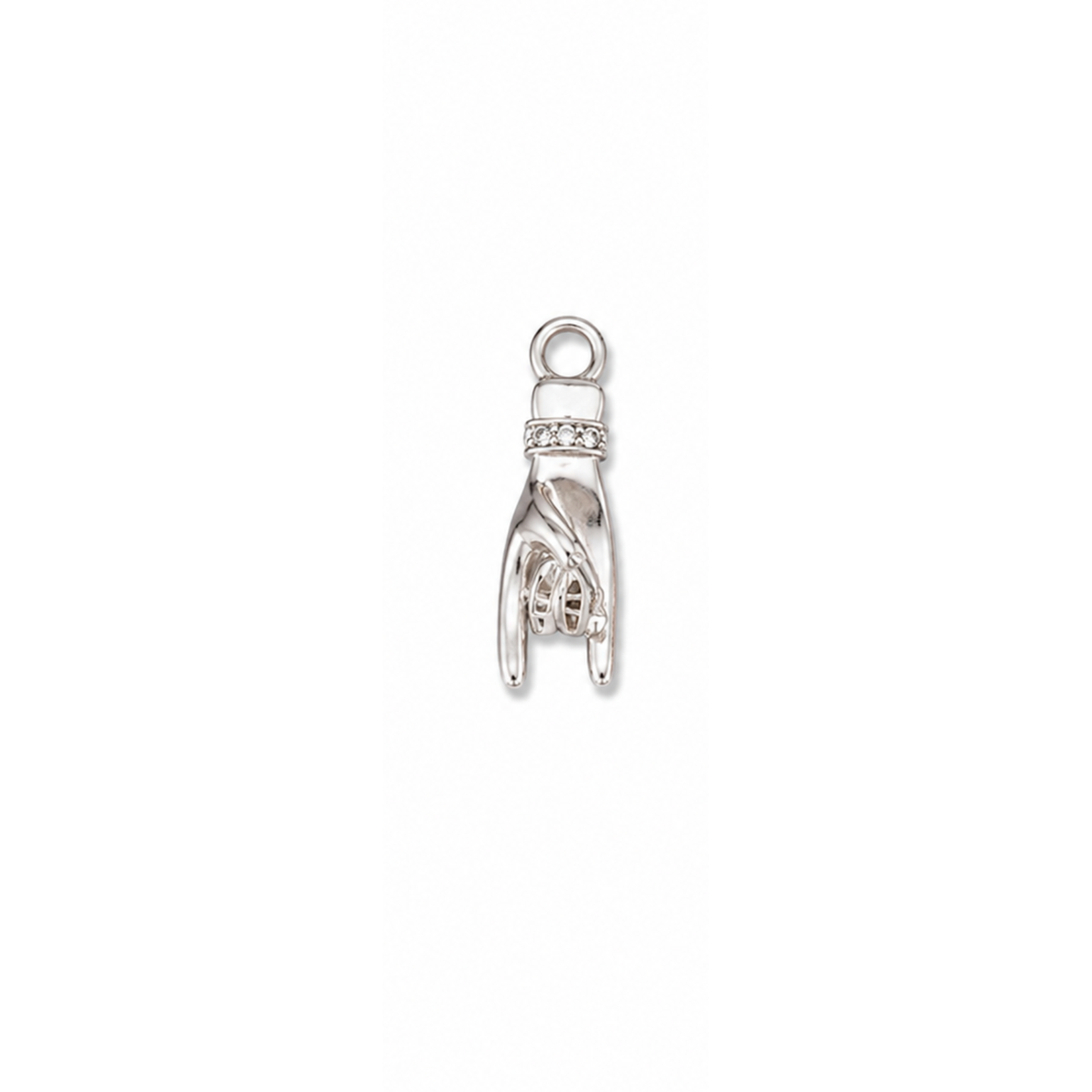 Charm manina corna portafortuna