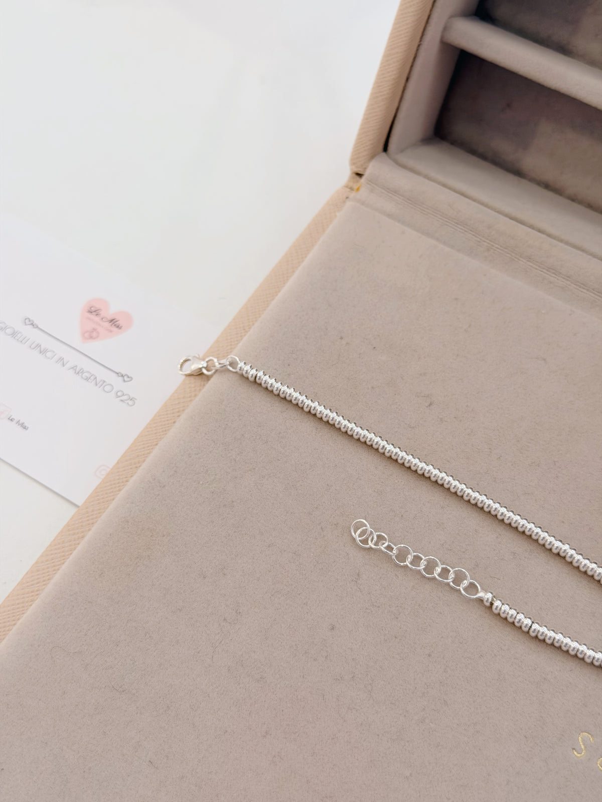 Bracciale rondelle lisce