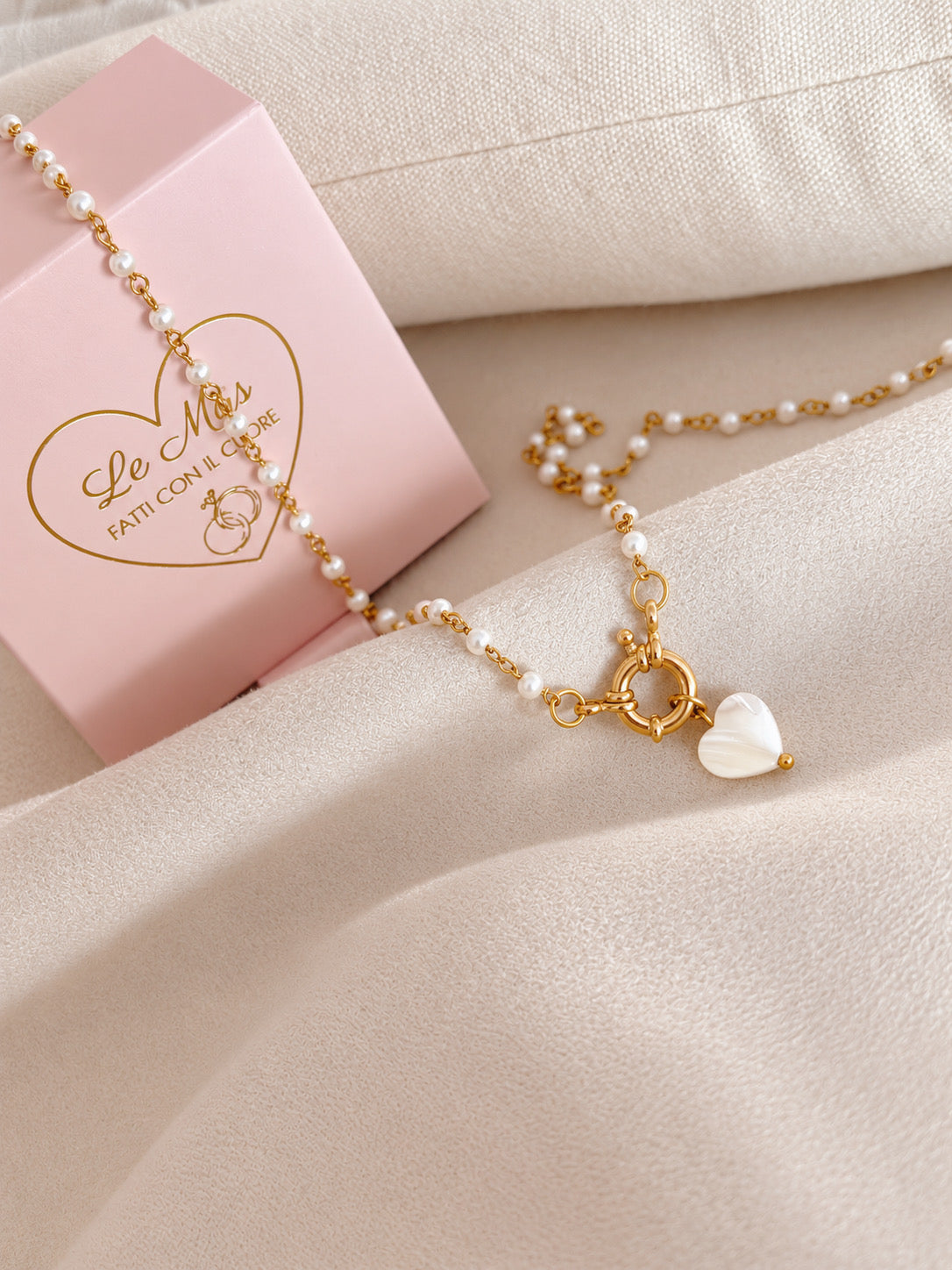 Collana Pearl Love