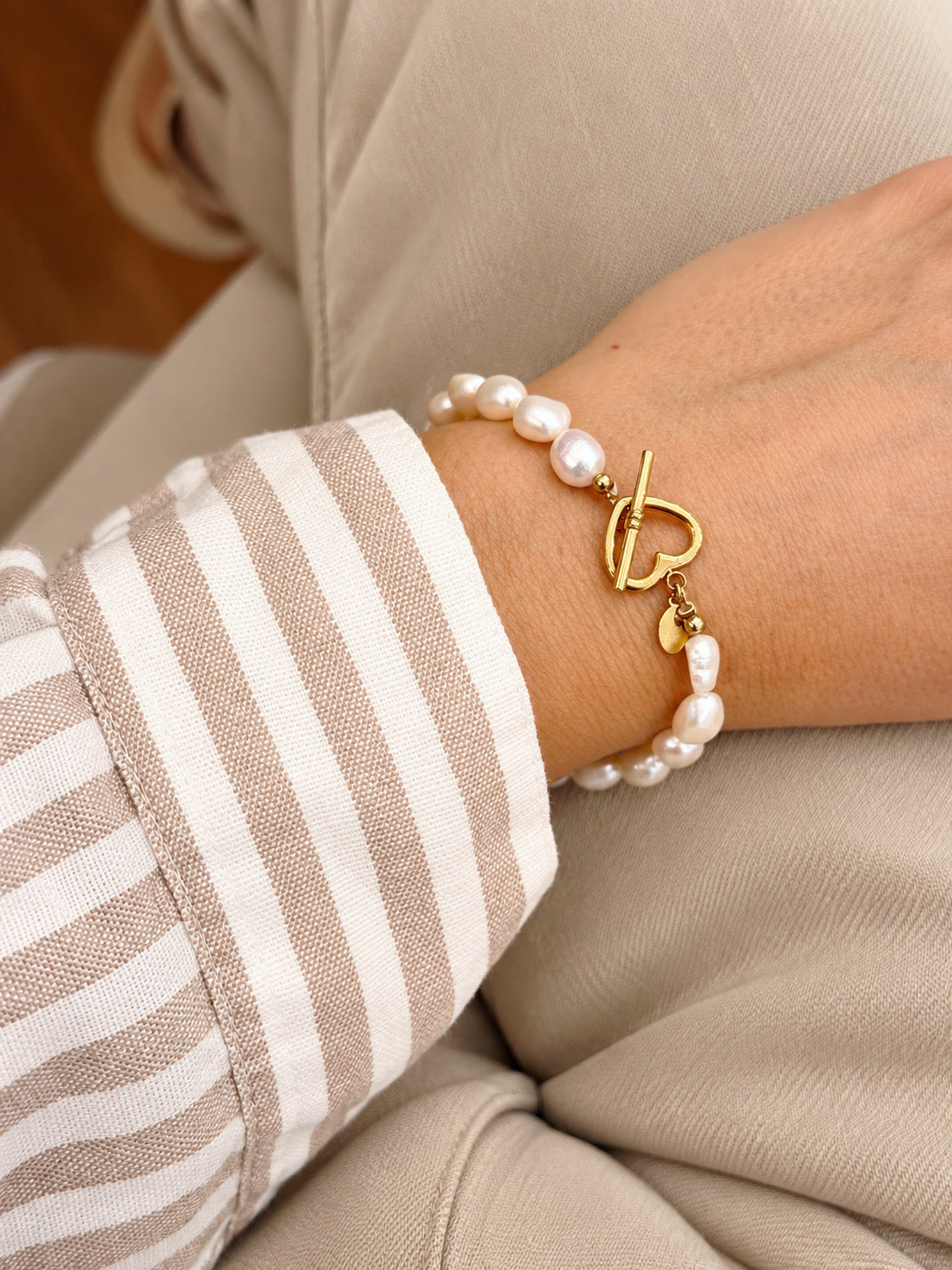 Bracciale Pearl heart