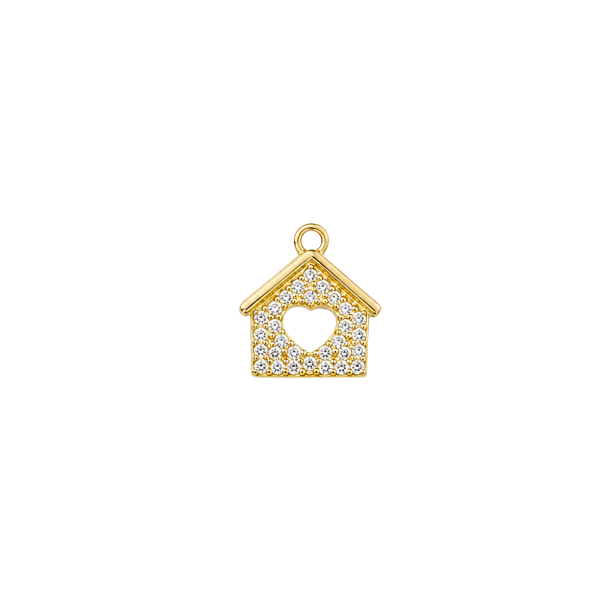 Charm casetta love zirconi