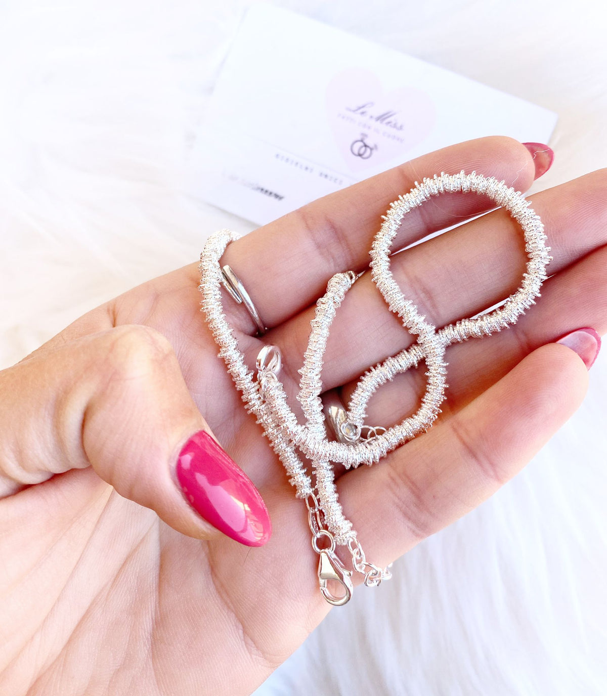 Bracciale rondelle diamantate