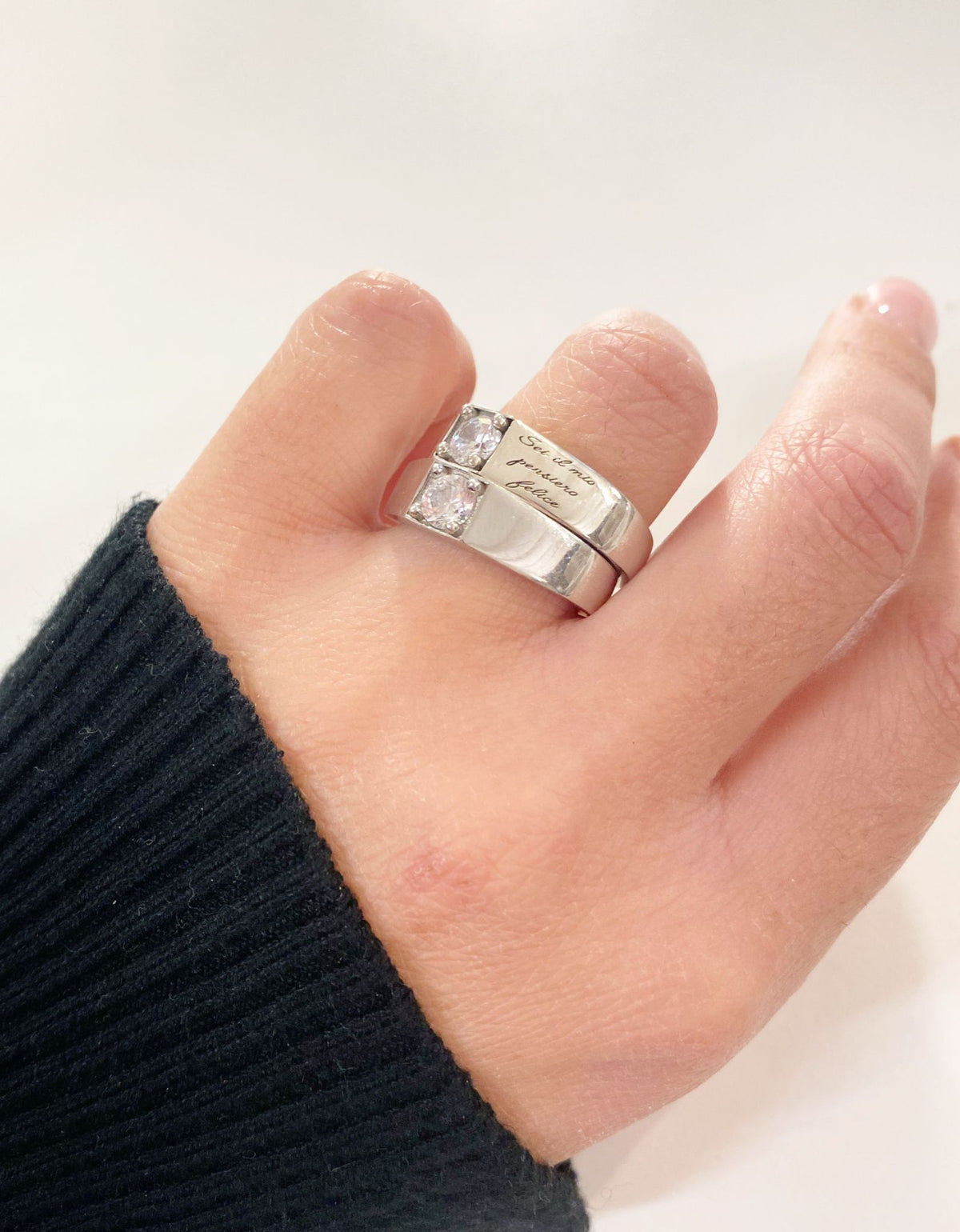 Anello vintage brillante