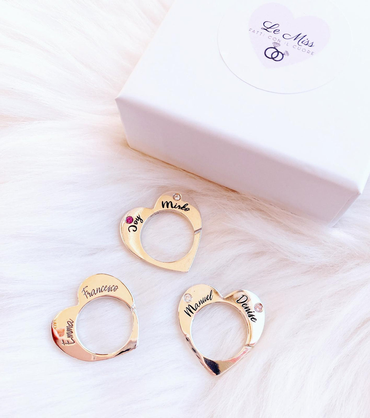 Anello sagoma cuore