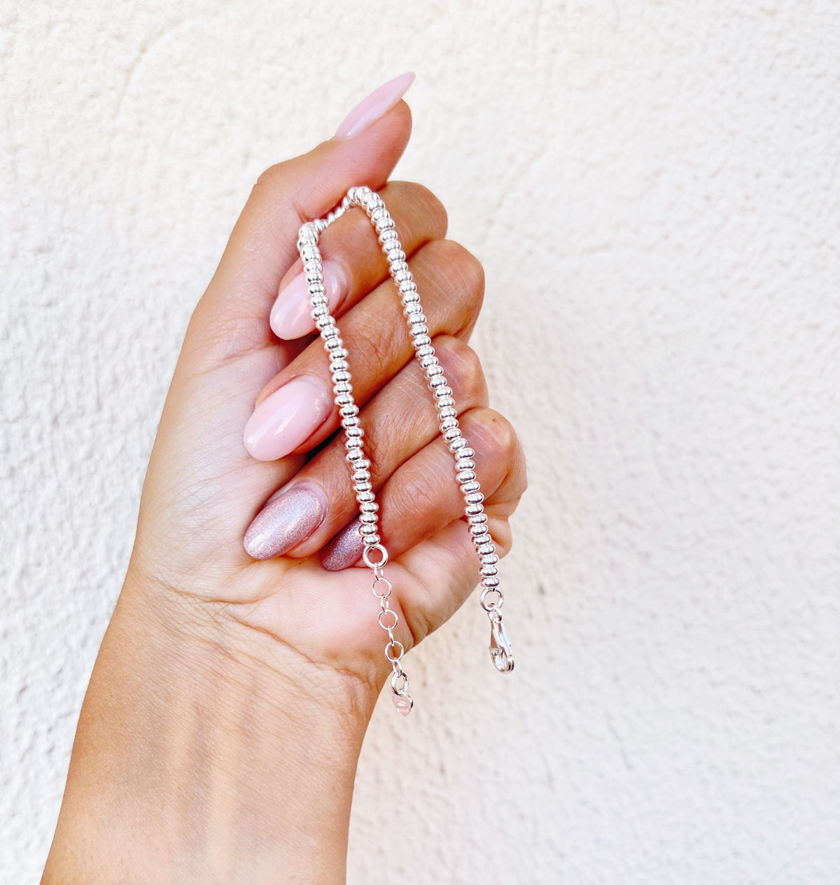 Bracciale rondelle lisce