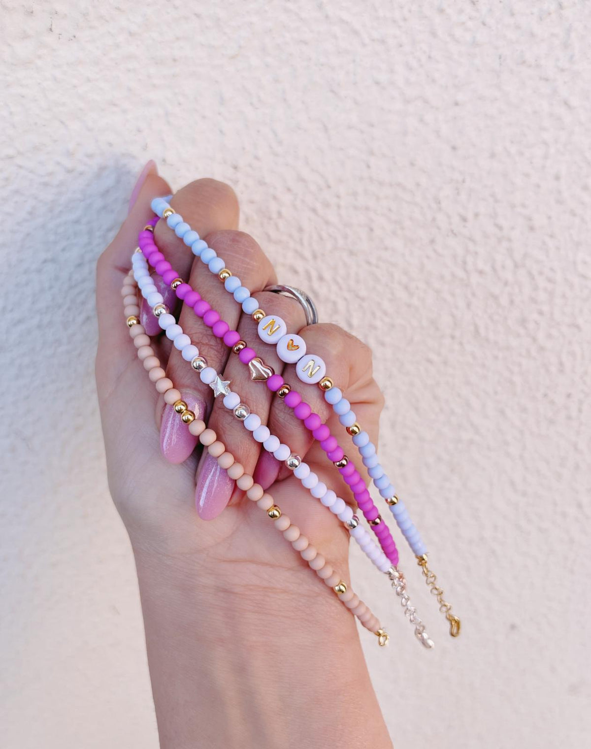 Bracciali rainbow connettori