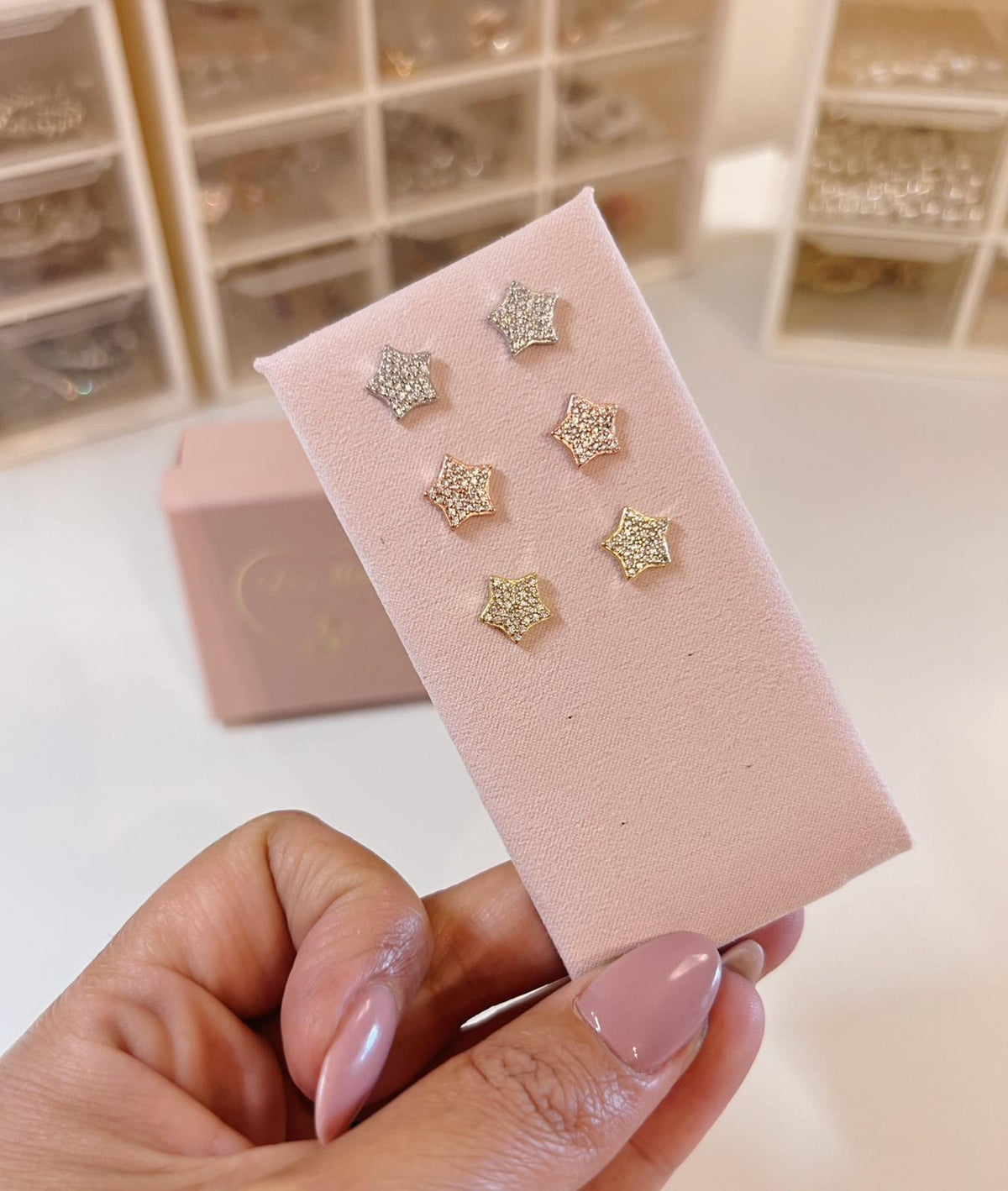 Stelline piatte zirconate