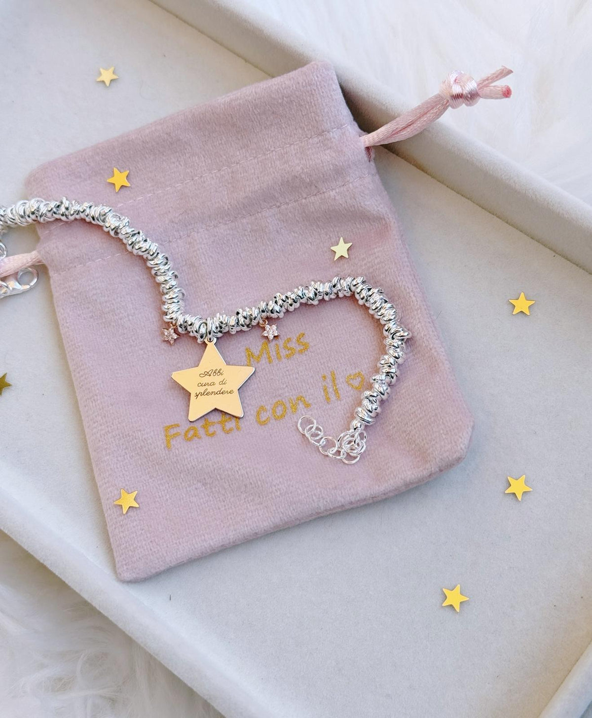 Bracciale stella personalizzabile
