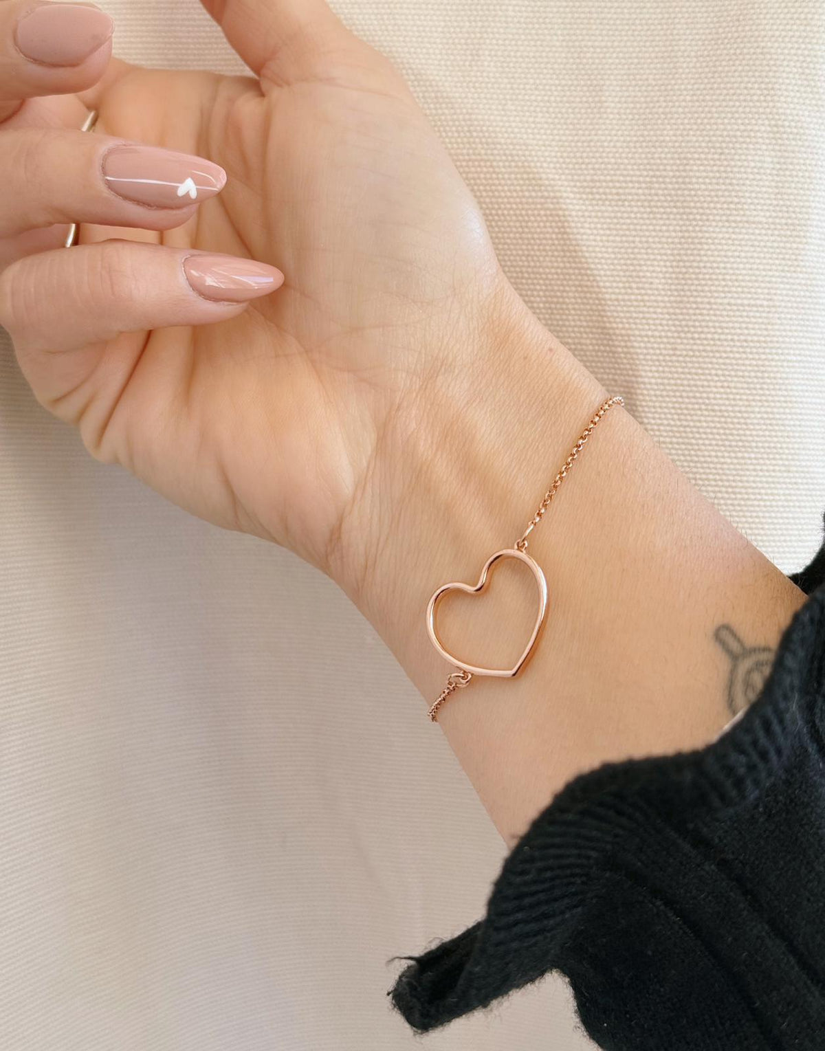 Bracciale cuore filo