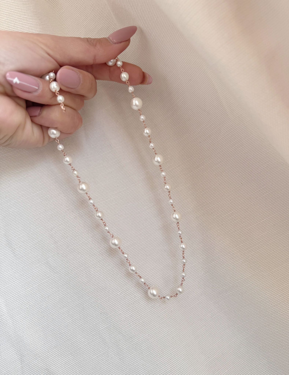 Collana mix perle small e big