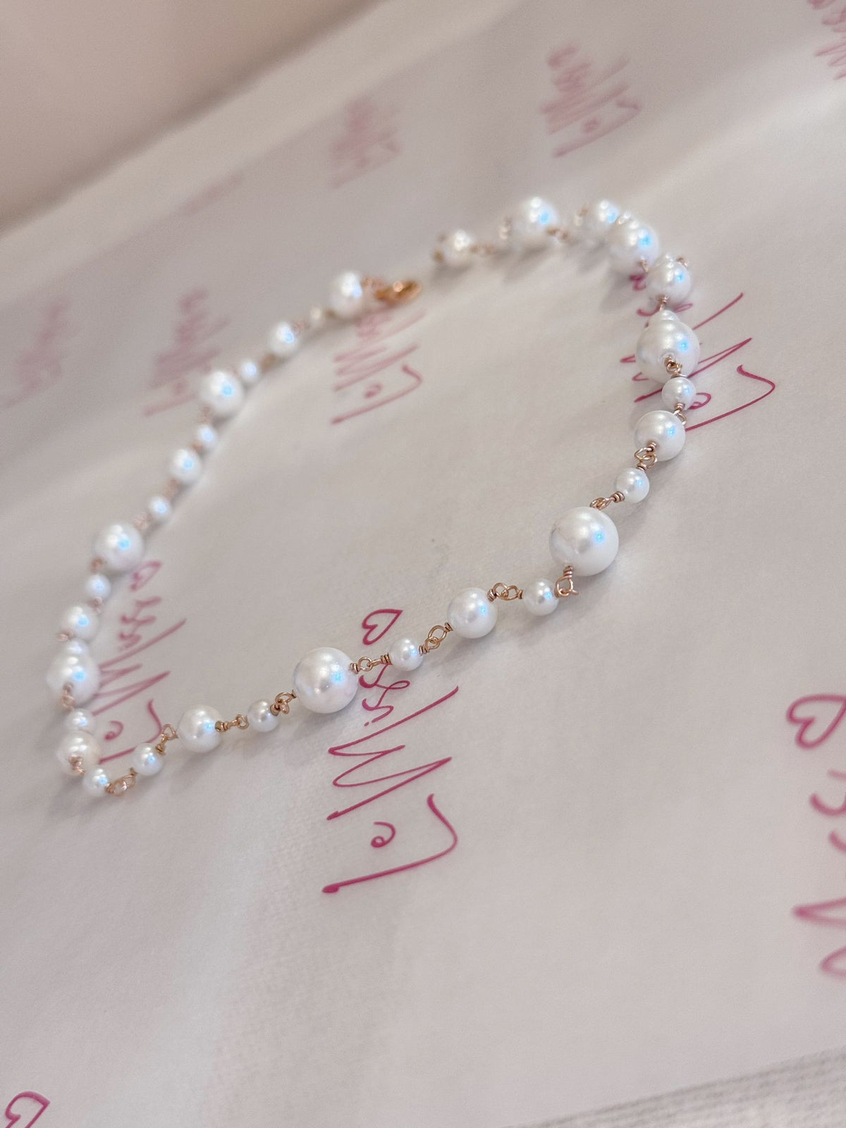 Collana mix perle small e big