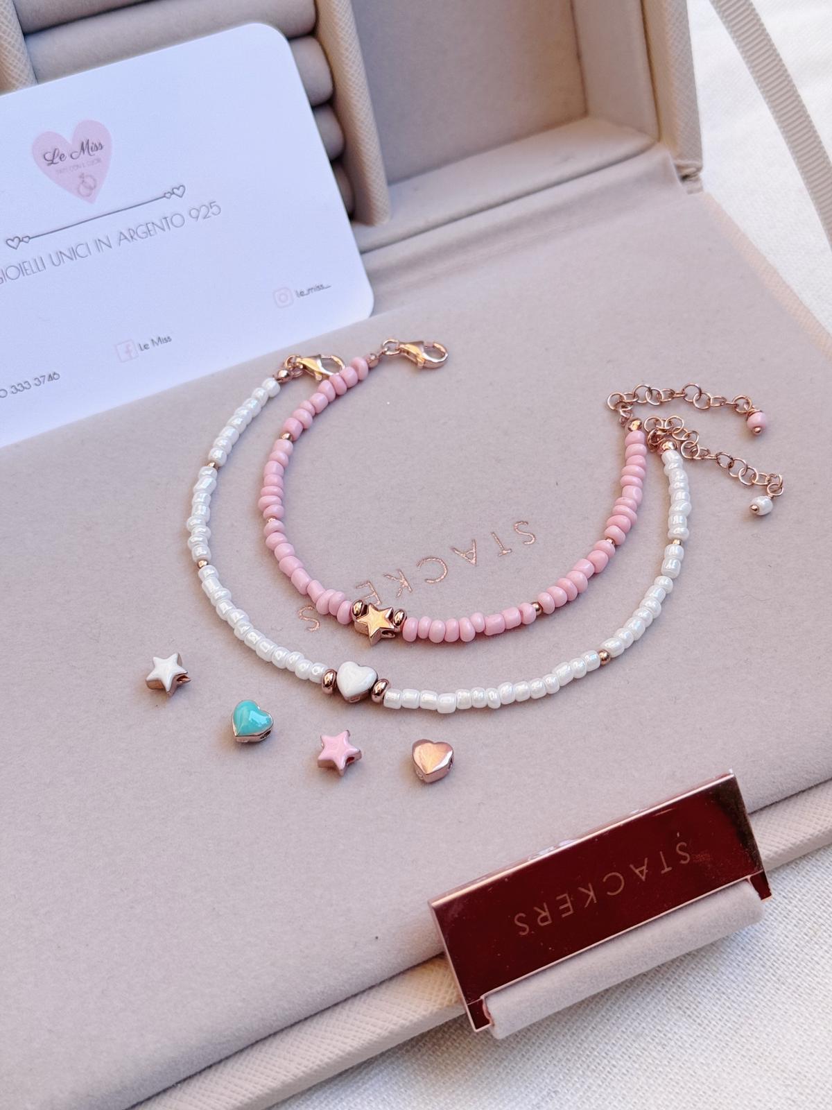 Bracciale rocaille charms connettori