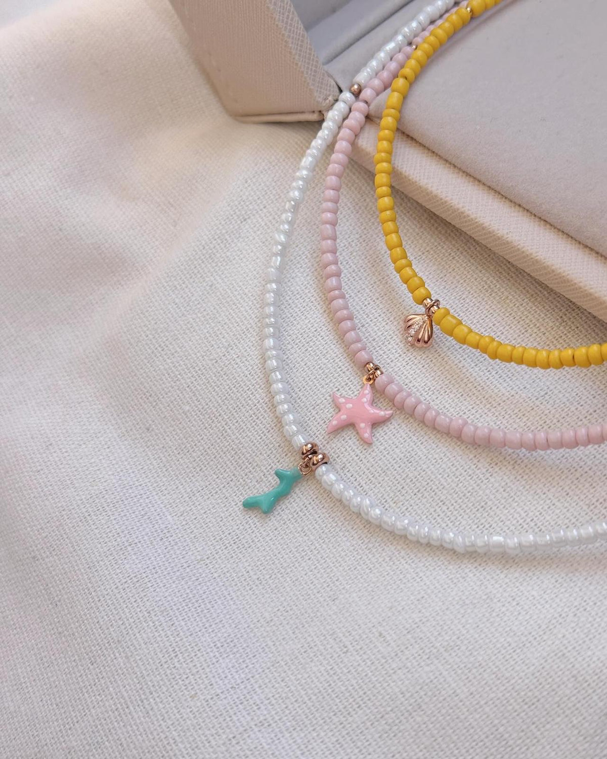 Rocailles Summer charms smaltati
