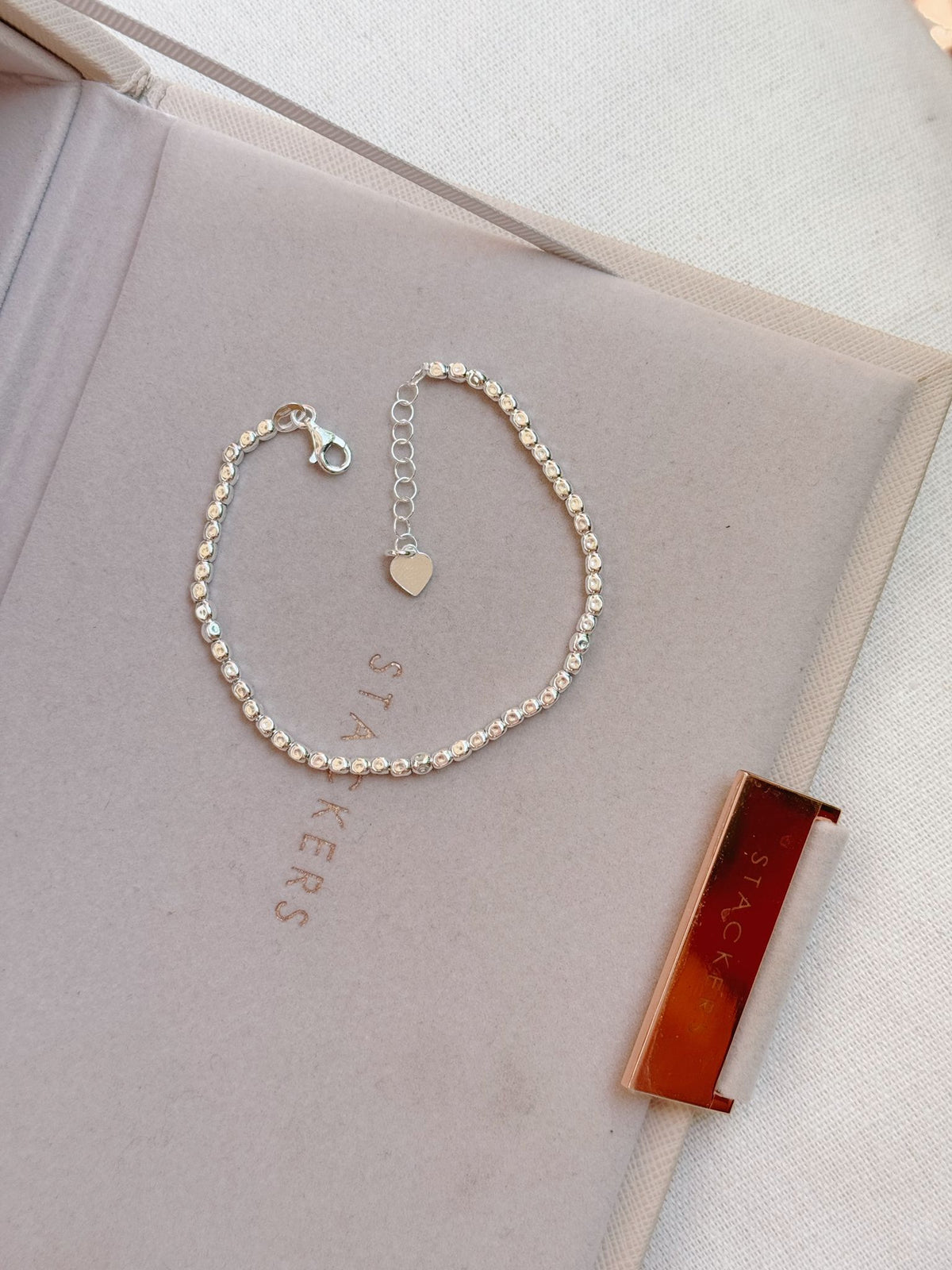 Bracciale mini pepite battute
