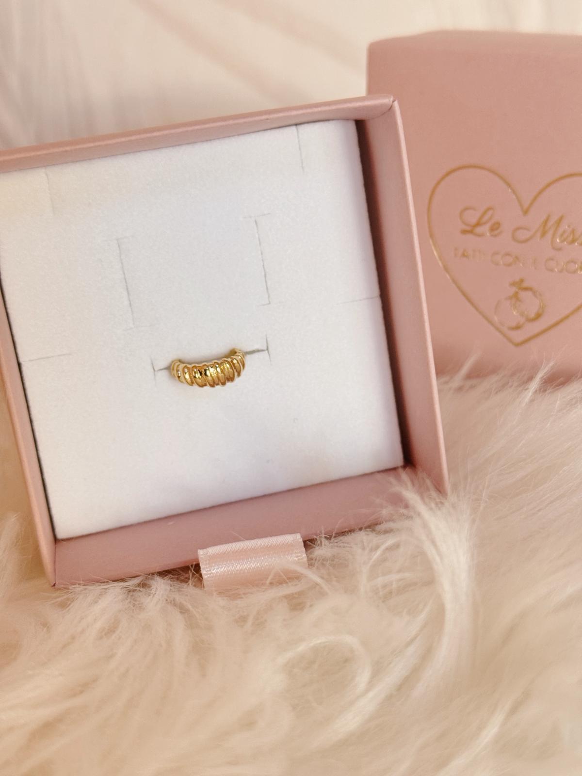 Ear cuff rigato