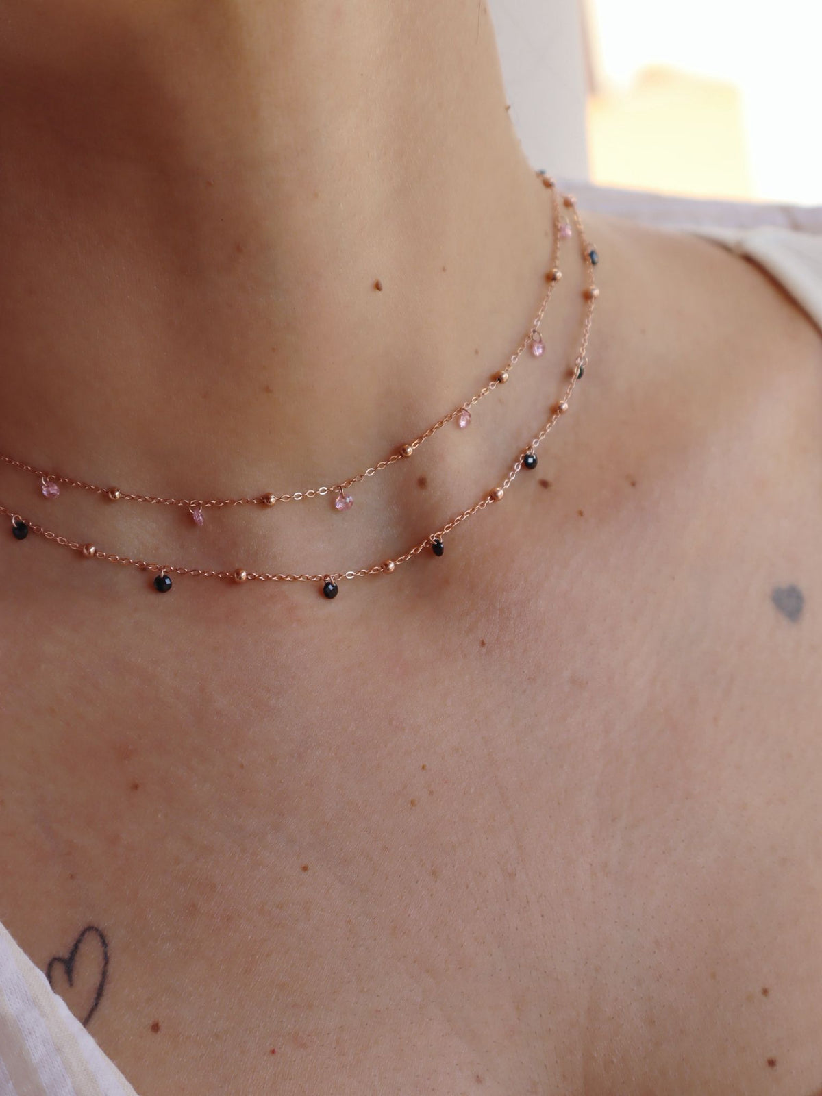 Collane goccioline di luce