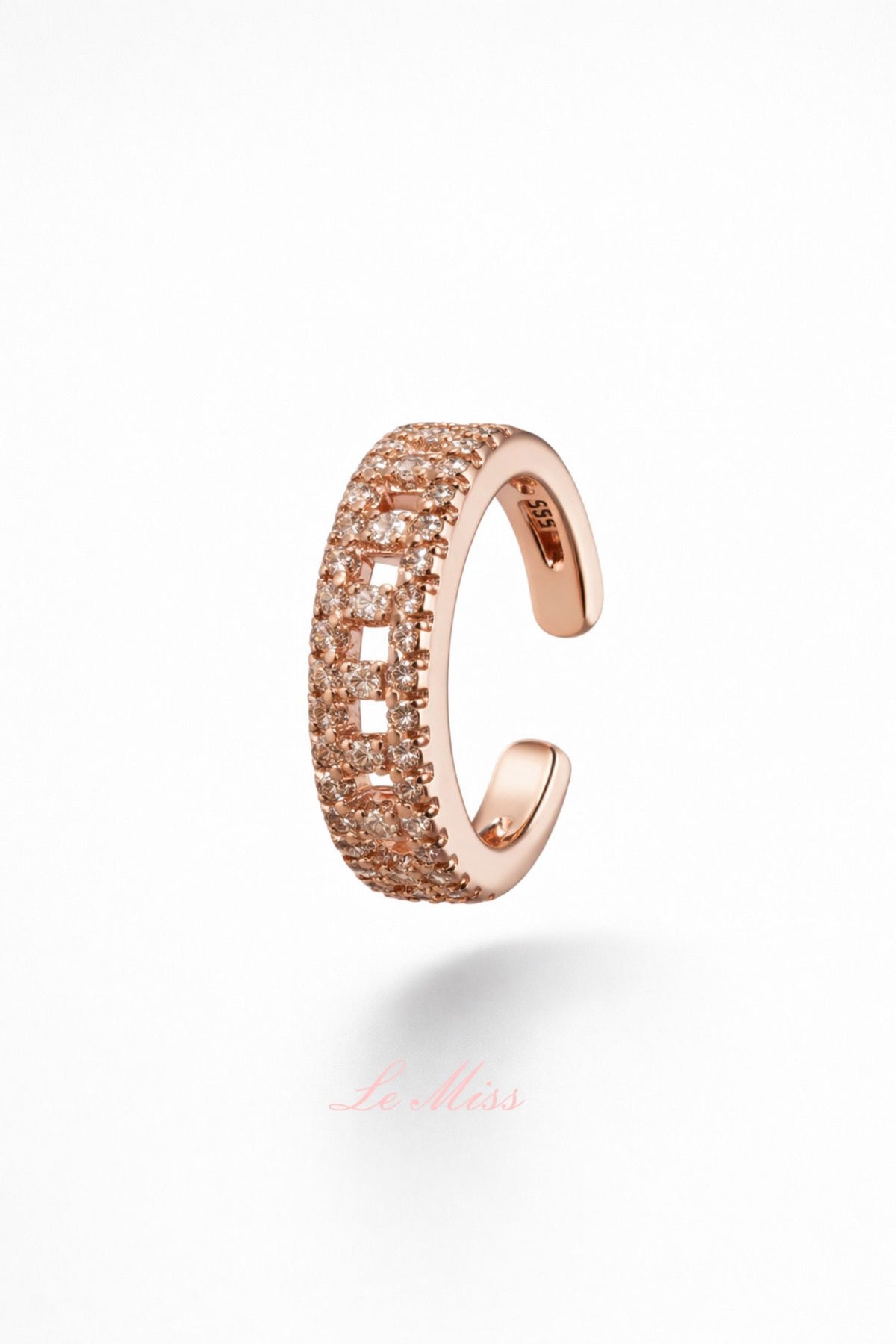 Ear cuff fascetta zirconi