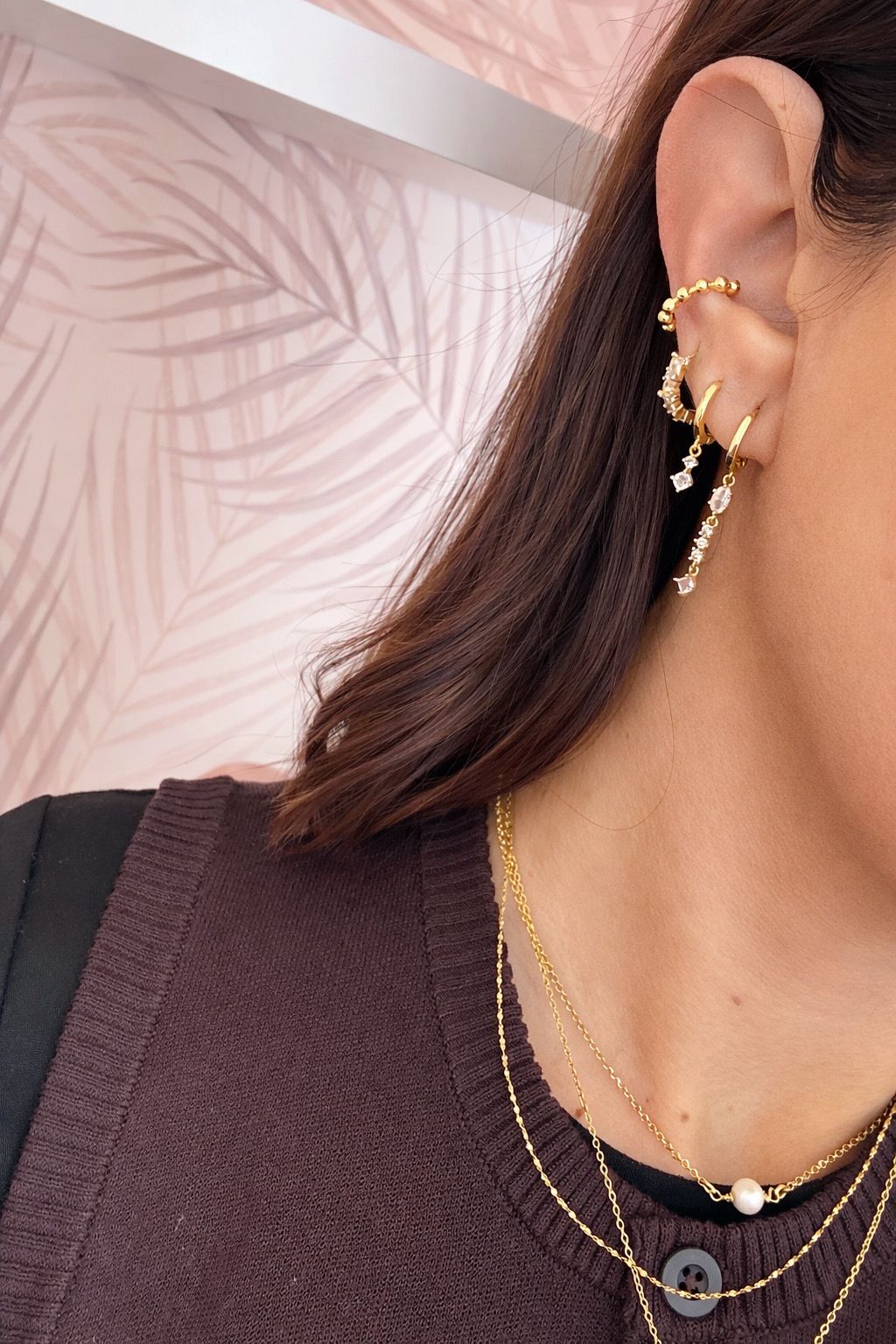 Ear cuff bollicine