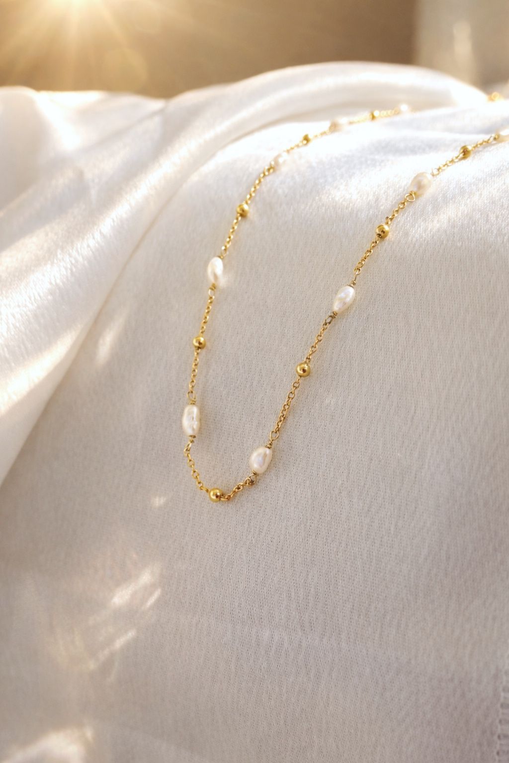 Collana aurora di perle